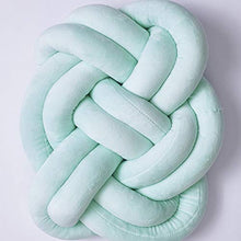 BOENTA Cuscini Decorativi Bambini Cuscino Annodato Cuscino attorcigliato Cuscino Schienale Sedia Cuscino Soffice Cuscino Decorativo per Camera da Letto Green