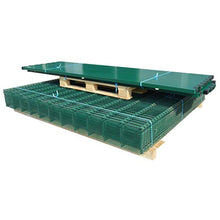 vidaXL Set 22 Pannelli di Recinzione 2D Giardino con Pali 2008x1630 mm 44m Verde