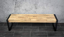Panche in legno Mosaico di Teak e Ferro da 150 x 40 x 40 cm