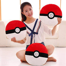 XKMY 30 cm Pokeball forma farcito e peluche giocattoli bambini cuscino Pokeball giocattoli cuscino