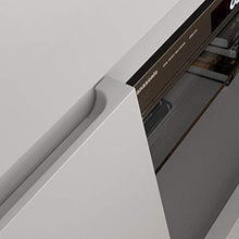 BIM Furniture Comò Bello Bianco I 105 cm Credenza Highboard Armadio Bianco Opaco/Bianco Lucido Due Ripiani Due Cassetti Italiano