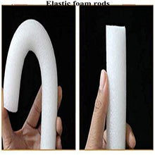 Deulxt EU - Bastoncini in schiuma per copridivano, per fissare i copridivano, con strisce elastiche e aste in schiuma antiscivolo, imbottitura (2,5 cm-10 pezzi)