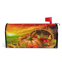 Ringraziamento zucca Cornucopia Harest Autunno Fall Fruit Mailbox Copre Magnetico Giardino Cantiere Home Decor Oversize Dimensioni 64,8 x 53,3 cm