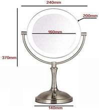 Specchio Specchi per vanità da Bagno Trucco Illuminato a Doppia Trucco Illuminato con Luce a LED
