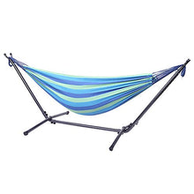 YCCYYYI Comodo Set di amache in Poliestere per Esterni per Cortile sulla Spiaggia Blu e Verde