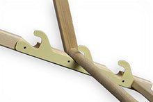 MultiBrands 2 sedie a sdraio in legno nero senza braccioli, pieghevoli, con rivestimento in tessuto intercambiabile