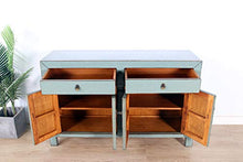Yajutang - Comò con 4 ante e 2 cassetti, colore: Grigio
