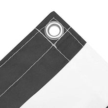 vidaXL Paravento da Balcone Antracite e Bianco 90x600cm Tessuto Oxford