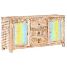 vidaXL Credenza 151x40x75 cm in Legno Grezzo di Acacia