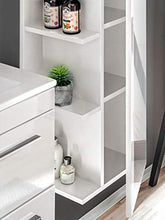 BIM Furniture Twist White 830 - Armadietto da bagno da appendere