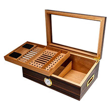 CLJ-LJ Con Cedar Cigar Accessori Creativo visualizzazione Cedar Cigar Box in Pelle Legni Dipinti Humidor
