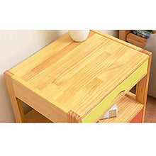 Comodini di Legno Solido Cassetone, Resistente, Adatto for Camera da Letto Soggiorno, Etc. (Color : B)