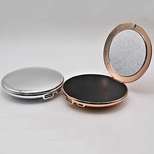 Stella Fella. Specchio Mobile Portatile A Specchio Elettrico Materiale ABS in Oro con Sezione Argento