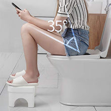 MZBZYU Sgabello WC Lo Sgabello Servizi Igienici Potty Accovacciata Sgabello da Bagno Accovacciato, Sgabello per WC Squatty Contro Emorroidi, Stitichezza, Colon Irritabile, Flatulenza