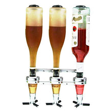 Canghai - Portabottiglie da parete, 3 portabottiglie in acciaio per bevande alcoliche e vino, per bar