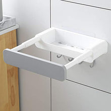 Gelentea - Supporto per lavabo a scomparsa per bagno, cucina, bagno, casa grigio