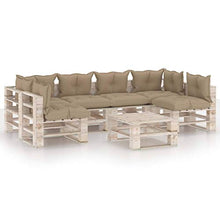 vidaXL Tavolo da Giardino in Pallet in Legno di Pino Impregnato