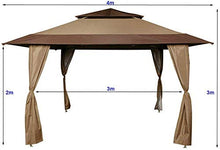 Gazebo a pop-up, riparo, gazebo, adatto per il cortile, giardino, matrimonio,Brown