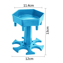 NSSTAR Distributore di Bevande con Supporto, Distributore di 6 Bicchierini E Portabicchieri Dispenser di Liquori Regali per Feste Giochi per Bere Bicchierini