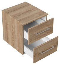 Set arredo bagno City (6 pezzi), incl. 2x Lavabo Subway 2.0 rovere chiaro
