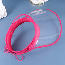 Garneck 2 Pezzi di Protezione per Lo Schermo a Pieno Facciale Cappello Protettivo Anti-Sputo Anti-Sbavatura Copertura Facciale Antispruzzo per Donne Uomini (ROSEO)