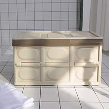 LXUA Outdoor Cabinet Esterna Impermeabile Organizzatore Storage Box Cortile Auto Toolbox Garden Moving Pieghevole Box con Coperchio Outdoor Balcone detriti Impermeabile Bagagli