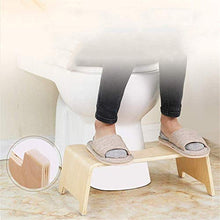 Sgabello per WC in Legno per Bagno, sgabelli accovacciati, Sgabello con Gradino riducono la S e allevia la stitichezza e Le emorroidi 7.1 (Colore: Bianco)