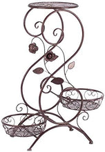 Supporto per Fiori Supporto per Fiori Supporto per Vaso a 3 Strati in Ferro Europeo a Forma Di s, O&YQ