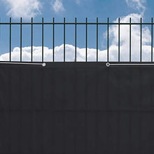 Sol Royal Frangivista e Telo frangivento per balconi SolVision PB2 90x500 cm - Impermeabile - Schermo Privacy - con Occhielli - Antracite