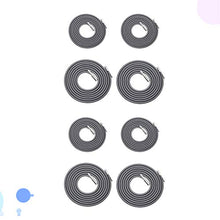 VOSAREA - Cordini di ricambio per lacci per sedia a sdraio zero gravità, lacci elastici di riparazione di corde elastiche (grigio scuro)