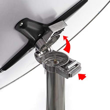 Tavolo alto da bar rotondo pieghevole alluminio altezza regolabile 74cm o 114 cm Ø 60 cm