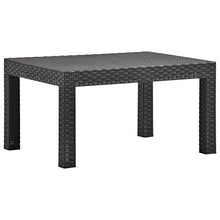 SKM Set Divano da Giardino 2 pz con Cuscino in PP Antracite