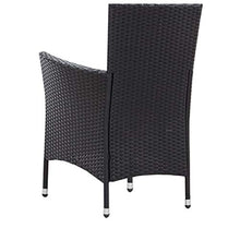 FAMIROSA Sedie da Giardino Set 2 pz Polyrattan Nero