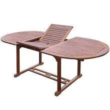 Xingshuoonline - Panchina da giardino in teak, resistente, 120 x 62,5 x 90 cm