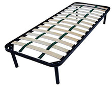 Rete 80x190 Letto A DOGHE con Cinghie Singola Ortopedica con Piedi