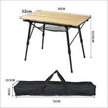JINPENGRAN Tavolo da Picnic Portatile, Tavolo Pieghevole all'aperto,90cm