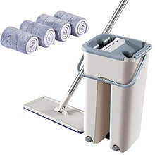 SSAYY Mop Mocio per Pulizia Mop per Lavaggio A Mano Non Piatto Mop per Pavimenti in Legno Mop per La Pulizia della Casa
