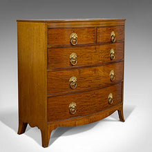 Cassettiera Antica Fiocco Antichi, Inglese, Mogano, Tallboy, Victorian, 1870