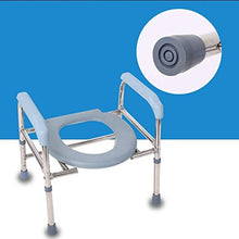 LYP Sedia Comoda per Anziani Commode Sedia - Doccia Sgabello - 6 Altezza Regolabile (Color : A)