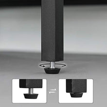 VASAGLE Set di 2 Tavolino da Salotto, Comodino in Stile Industriale, Struttura Resistente in Acciaio, Soggiorno Camera da Letto, Assemblaggio Semplice, Marrone Miele e Nero