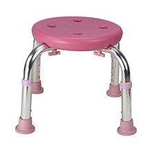 JTKDL Sgabello da Doccia Sedia da Bagno per Uomo Anziano Sgabello in Plastica Moda Sedia in Metallo Sgabello da Bagno per Donna Incinta,Pink