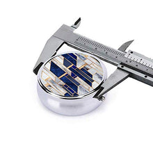 Scatola rotonda per medicina portatile, mini pillole in metallo, dispenser per pillole tascabili, borsa da viaggio, blu cielo invernale