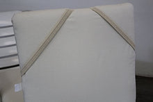 GHIOCUSCINI Cuscino, per Sdraio, per Lettino Prendisole, per Esterni,da Giardino Lunghezza CM 73+110 Larghezza CM 57cm h.6cm SFODERABILE Ecru' COT/Poly