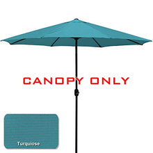 MasterCanopy (30 + Colors) Ricambio Mercato Ombrello baldacchino per 2,7 m 8 aste (Canopy Only)