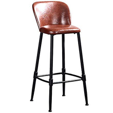 AWYJ Sgabello da Bar Retro High Bar Stool Chair Pianale da Cucina Sgabello Dining Chair Brown Sgabelli Pub Altezza (Color : Brown, Size : 43x45x65cm)