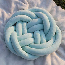 lffopt Cuscini Decorativi Bambini Cuscino Knot Cuscino Bianco Annodato Cuscino per Nodi Cuscini Decorativi Cuscino Morbido Cuscino Annodato Grigio Green