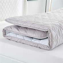 Z&HA Spesso Premium Materasso Pad, futon Giapponese Tatami Sleeping Trapuntato Equipaggiata Materasso da dormitorio casa,Grigio,150 x 200 cm