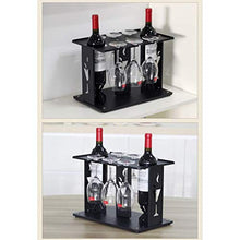 LHQ-HQ Wine Rack Decoration High Glass Wine Rack Upside Down Home Desktop Desktop Hanging Coppa scaffale in Ferro battuto Europea Creativo