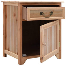 Festnight Comodino Marrone 40x30x50 cm in Legno di Paulownia