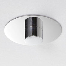 Plafoniera da 60 cm, 3 x E27, massimo 60 W, metallo/tessuto, cromato/grigio chiaro